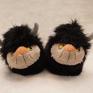 Where The Wild Things Are Slippers | Black | M